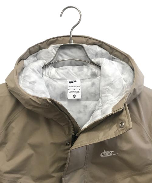NIKE（ナイキ）NIKE (ナイキ) ダウンジャケット ベージュ サイズ:Mの古着・服飾アイテム