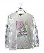 交響詩篇エウレカセブン×mxmxmコウキョウシヘンエウレカセブン×マジカルモッシュミスフィッツ）の古着「長袖Tシャツ」｜ホワイト