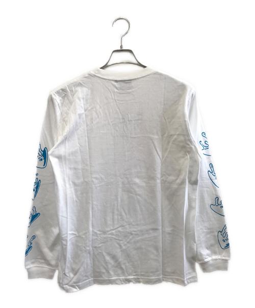 交響詩篇エウレカセブン（コウキョウシヘンエウレカセブン）交響詩篇エウレカセブン (コウキョウシヘンエウレカセブン) mxmxm (マジカルモッシュミスフィッツ) 長袖Tシャツ ホワイト サイズ:Mの古着・服飾アイテム