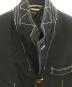 中古・古着 COMME des COMME HOMME DEUX (コムデギャルソン オム デュース) ホワイトステッチジャケット ブラック サイズ:S：13000円