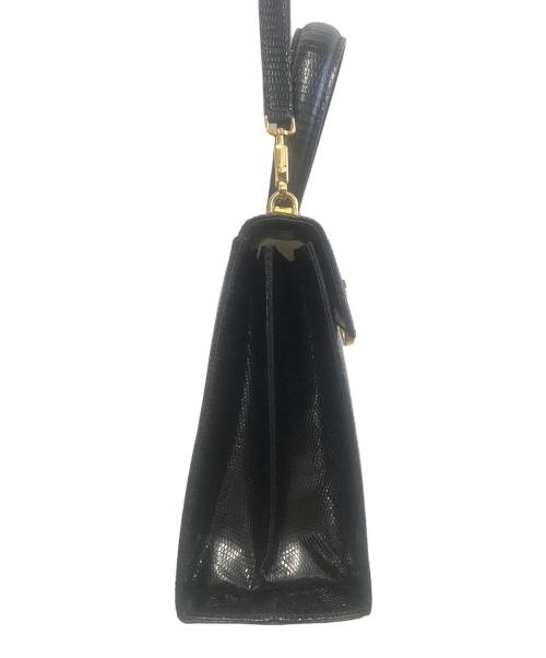 Salvatore Ferragamo（サルヴァトーレ フェラガモ）Salvatore Ferragamo (サルヴァトーレ フェラガモ) ガンチーニ2WAYショルダーバッグ ブラックの古着・服飾アイテム