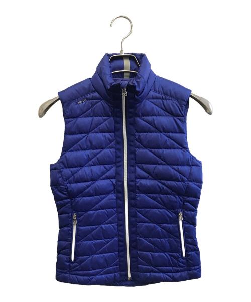 RLX RALPH LAUREN（アールエルエックスラルフローレン）RLX RALPH LAUREN (アールエルエックスラルフローレン) ダウンベスト ブルー サイズ:XSの古着・服飾アイテム