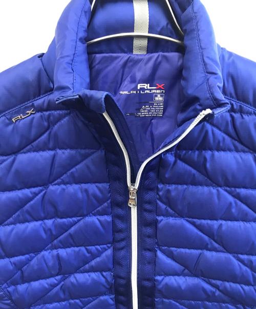 RLX RALPH LAUREN（アールエルエックスラルフローレン）RLX RALPH LAUREN (アールエルエックスラルフローレン) ダウンベスト ブルー サイズ:XSの古着・服飾アイテム