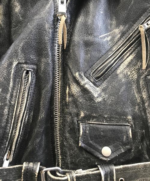 L.A.ROXX（L.A.ROXX）L.A.ROXX (L.A.ROXX) シングルライダースジャケット ブラック サイズ:不明の古着・服飾アイテム