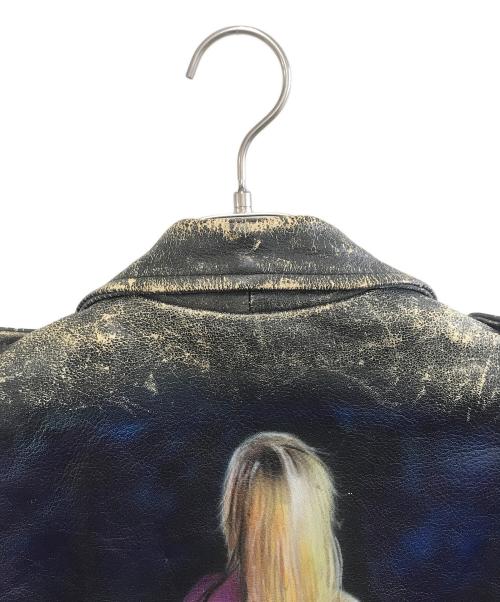 L.A.ROXX（L.A.ROXX）L.A.ROXX (L.A.ROXX) シングルライダースジャケット ブラック サイズ:不明の古着・服飾アイテム