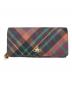 Vivienne Westwood（ヴィヴィアンウエストウッド）の古着「長財布」｜グリーン×ワインレッド