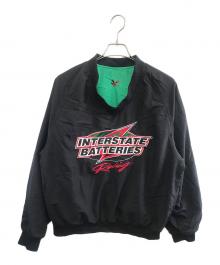 CHASE（チェイス）の古着「リバーシブルレーシングジャケット」｜グリーン×ブラック