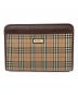 Burberry's（バーバリーズ）の古着「セカンドバッグ」｜ブラウン×ベージュ