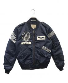 AVIREX（アヴィレックス）の古着「MA-1ジャケット」｜ネイビー
