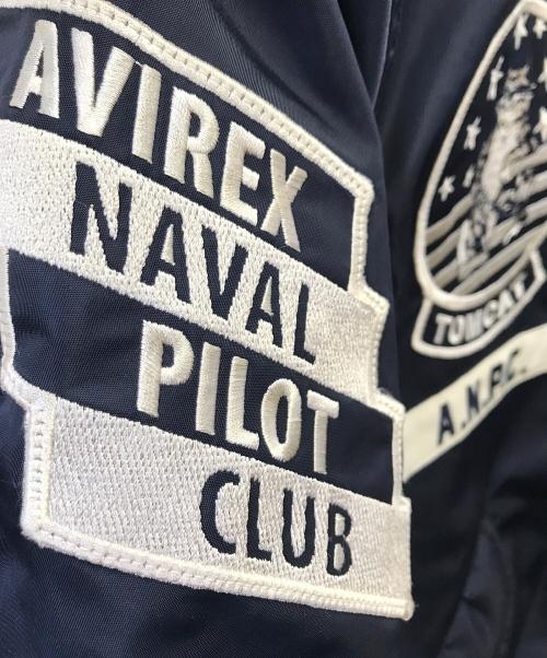 AVIREX（アヴィレックス）AVIREX (アヴィレックス) MA-1ジャケット ネイビー サイズ:Mの古着・服飾アイテム