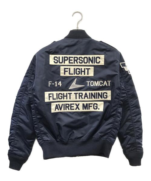 AVIREX（アヴィレックス）AVIREX (アヴィレックス) MA-1ジャケット ネイビー サイズ:Mの古着・服飾アイテム