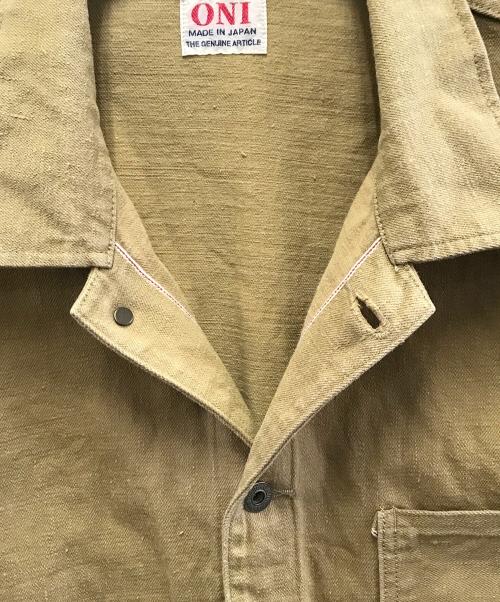 ONI DENIM（オニデニム）ONI DENIM (オニデニム) カバーオール ベージュ サイズ:44の古着・服飾アイテム
