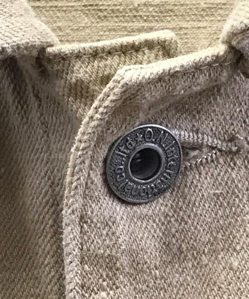 ONI DENIM（オニデニム）ONI DENIM (オニデニム) カバーオール ベージュ サイズ:44の古着・服飾アイテム