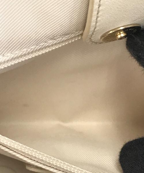 COACH（コーチ）COACH (コーチ) 2WAYバッグ ベージュ×ネイビーの古着・服飾アイテム