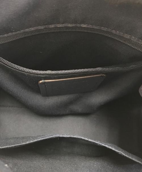 COACH（コーチ）COACH (コーチ) 2WAYバッグ シルバー×ネイビーの古着・服飾アイテム