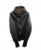 L.G.Bルグランブルー）の古着「レザーブルゾン」｜ブラック