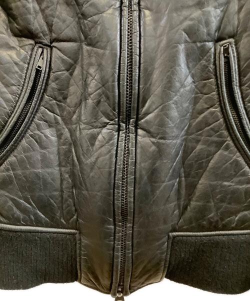 L.G.B（ルグランブルー）L.G.B (ルグランブルー) レザーブルゾン ブラック サイズ:2の古着・服飾アイテム