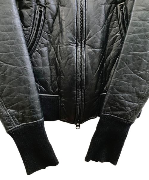 L.G.B（ルグランブルー）L.G.B (ルグランブルー) レザーブルゾン ブラック サイズ:2の古着・服飾アイテム