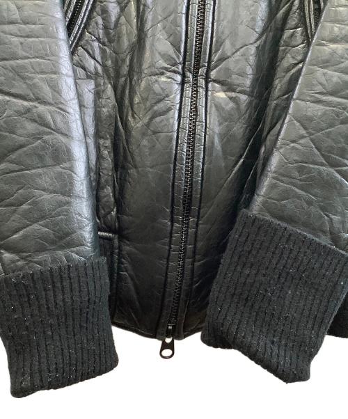 L.G.B（ルグランブルー）L.G.B (ルグランブルー) レザーブルゾン ブラック サイズ:2の古着・服飾アイテム