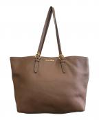 MIU MIUミュウミュウ）の古着「ハンドバッグ」｜ブラウン