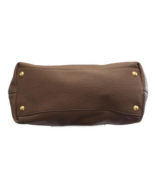 MIU MIU（ミュウミュウ）MIU MIU (ミュウミュウ) ハンドバッグ ブラウンの古着・服飾アイテム