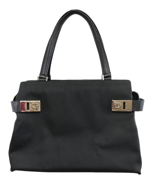 Salvatore Ferragamo（サルヴァトーレ フェラガモ）Salvatore Ferragamo (サルヴァトーレ フェラガモ) ハンドバッグ ブラックの古着・服飾アイテム
