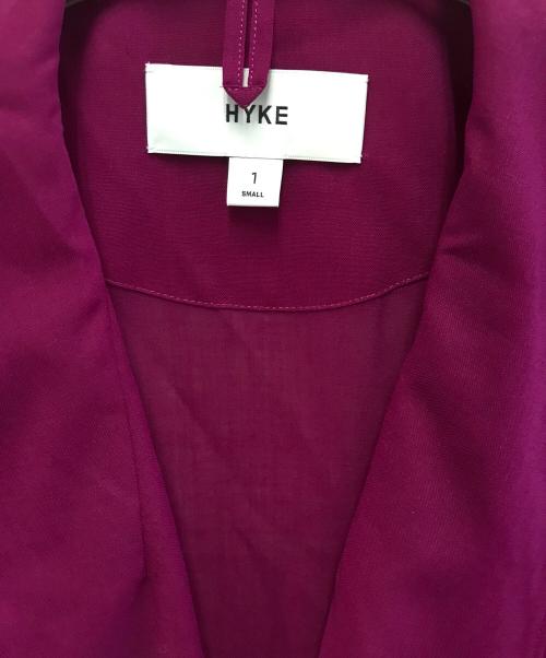 HYKE（ハイク）HYKE (ハイク) コート パープル サイズ:1 SMALLの古着・服飾アイテム