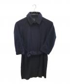 VERMEIL par ienaヴェルメイユ パー イエナ）の古着「ステンカラーコート」｜ネイビー