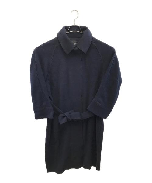 VERMEIL par iena（ヴェルメイユ パー イエナ）VERMEIL par iena (ヴェルメイユ パー イエナ) ステンカラーコート ネイビー サイズ:Fの古着・服飾アイテム