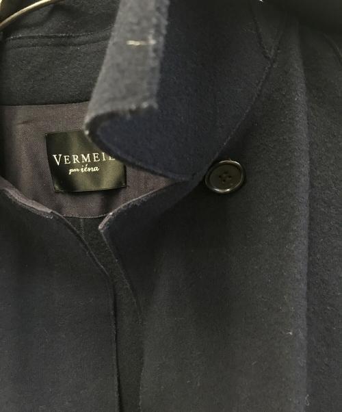 VERMEIL par iena（ヴェルメイユ パー イエナ）VERMEIL par iena (ヴェルメイユ パー イエナ) ステンカラーコート ネイビー サイズ:Fの古着・服飾アイテム