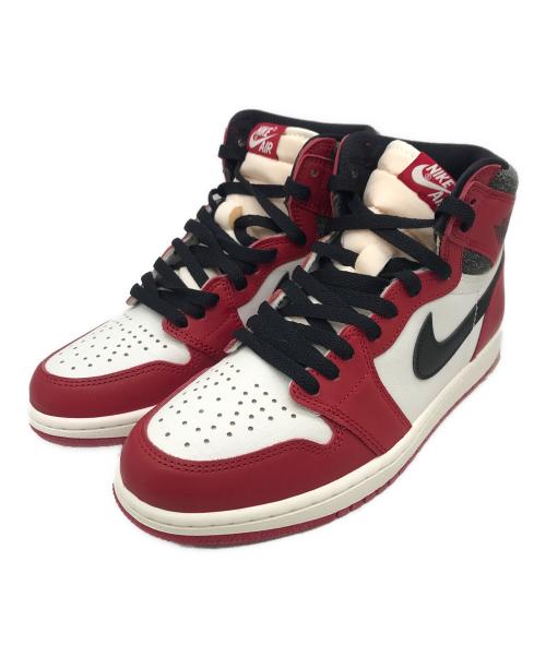 NIKE（ナイキ）NIKE (ナイキ) ハイカットスニーカー ホワイト×レッド サイズ:USA 8の古着・服飾アイテム