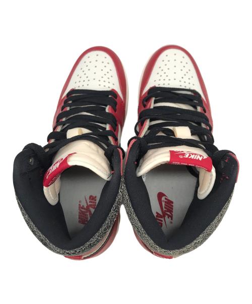 NIKE（ナイキ）NIKE (ナイキ) ハイカットスニーカー ホワイト×レッド サイズ:USA 8の古着・服飾アイテム