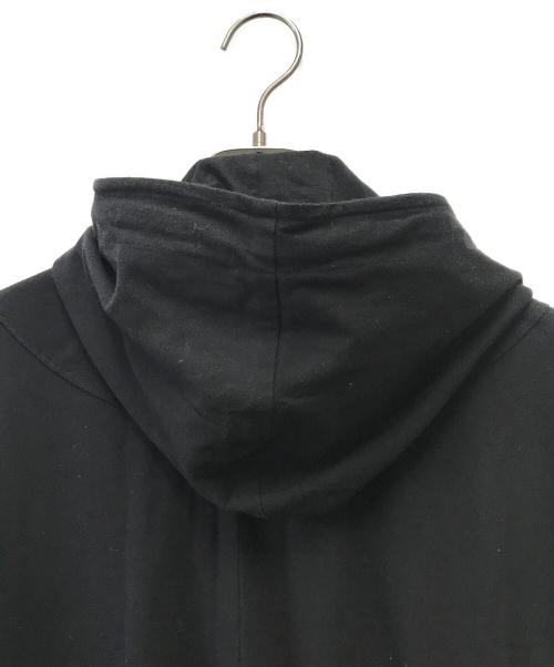 GROUND Y（グラウンドワイ）GROUND Y (グラウンドワイ) ロングフーディカーディガン ブラック サイズ:3の古着・服飾アイテム