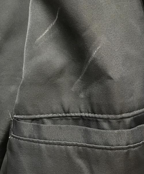 GROUND Y（グラウンドワイ）GROUND Y (グラウンドワイ) クレープデシンダブルジャケット ブラック サイズ:3の古着・服飾アイテム