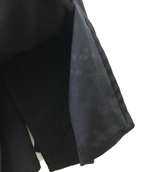 GROUND Y（グラウンドワイ）GROUND Y (グラウンドワイ) クレープデシンダブルジャケット ブラック サイズ:3の古着・服飾アイテム