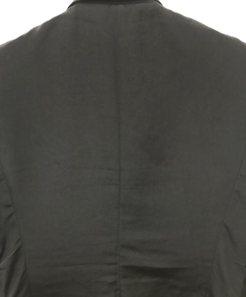 GROUND Y（グラウンドワイ）GROUND Y (グラウンドワイ) クレープデシンダブルジャケット ブラック サイズ:3の古着・服飾アイテム