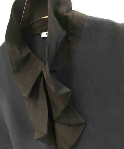 MIU MIU（ミュウミュウ）MIU MIU (ミュウミュウ) ノースリーブ・キャミソールワンピース ネイビー サイズ:38の古着・服飾アイテム