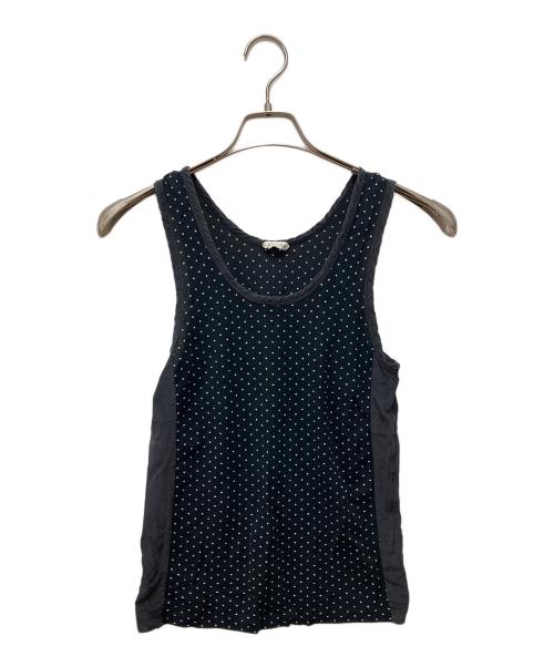 CELINE（セリーヌ）CELINE (セリーヌ) ノースリーブカットソー ブラック サイズ:XSの古着・服飾アイテム