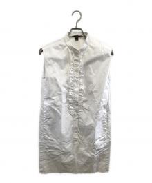 LOUIS VUITTON（ルイ ヴィトン）の古着「ノースリーブ・キャミソールワンピース」｜ホワイト