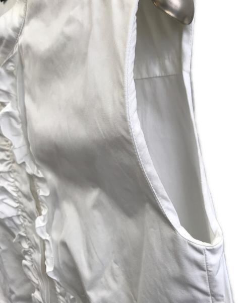 LOUIS VUITTON（ルイ ヴィトン）LOUIS VUITTON (ルイ ヴィトン) ノースリーブ・キャミソールワンピース ホワイト サイズ:34の古着・服飾アイテム