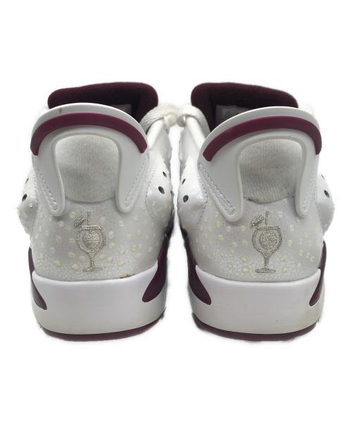 NIKE（ナイキ）NIKE (ナイキ) ローカットスニーカー WHITE/WHITE-BORDEAUX サイズ:25.5の古着・服飾アイテム