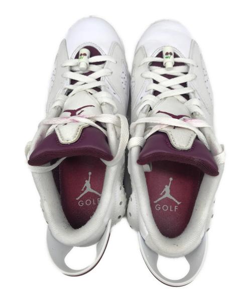 NIKE（ナイキ）NIKE (ナイキ) ローカットスニーカー WHITE/WHITE-BORDEAUX サイズ:25.5の古着・服飾アイテム