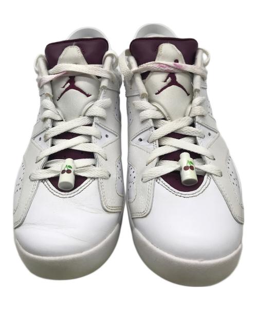 NIKE（ナイキ）NIKE (ナイキ) ローカットスニーカー WHITE/WHITE-BORDEAUX サイズ:25.5の古着・服飾アイテム