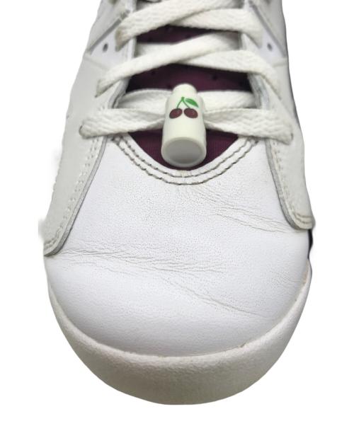 NIKE（ナイキ）NIKE (ナイキ) ローカットスニーカー WHITE/WHITE-BORDEAUX サイズ:25.5の古着・服飾アイテム