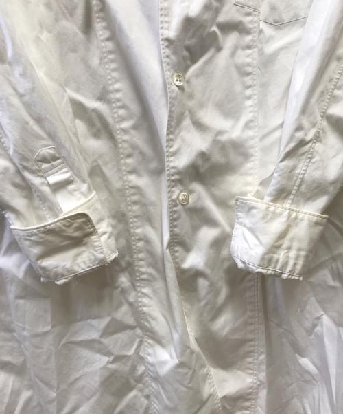 CDG（シーディージー）CDG (シーディージー) ロングシャツパーカー ホワイト サイズ:Mの古着・服飾アイテム