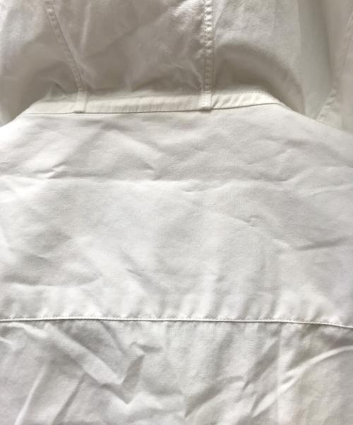 CDG（シーディージー）CDG (シーディージー) ロングシャツパーカー ホワイト サイズ:Mの古着・服飾アイテム