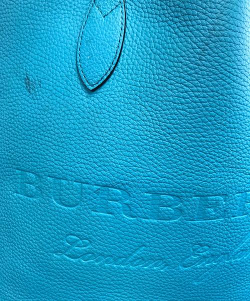 BURBERRY（バーバリー）BURBERRY (バーバリー) トートバッグ スカイブルーの古着・服飾アイテム