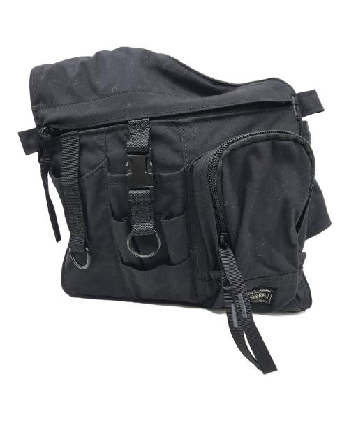 PORTER（ポーター）PORTER (ポーター) タクティカルボディバッグ ブラックの古着・服飾アイテム