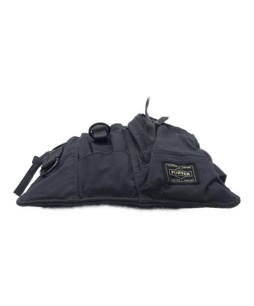 PORTER（ポーター）PORTER (ポーター) タクティカルボディバッグ ブラックの古着・服飾アイテム