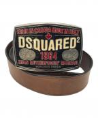 DSQUARED2ディースクエアード）の古着「ベルト」｜ブラウン